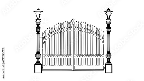 2D iron gate