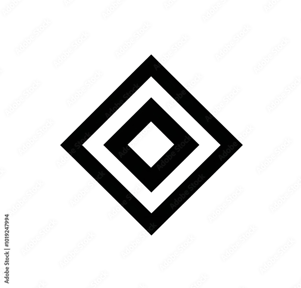 Vector icon of a black diamond shape, simple vector design, white background design, flat colors, white outline around the edge of the square shapes design, vector style design Vector icon of a black diamond shape, simple vector design, white background design, flat colors, white outline around the edge of the square shapes design, vector style design