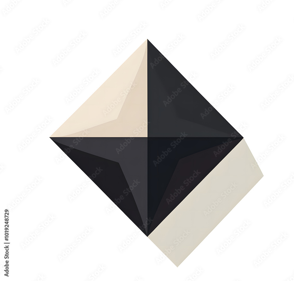 Vector icon of a black diamond shape, simple vector design, white background design, flat colors, white outline around the edge of the square shapes design, vector style design Vector icon of a black diamond shape, simple vector design, white background design, flat colors, white outline around the edge of the square shapes design, vector style design