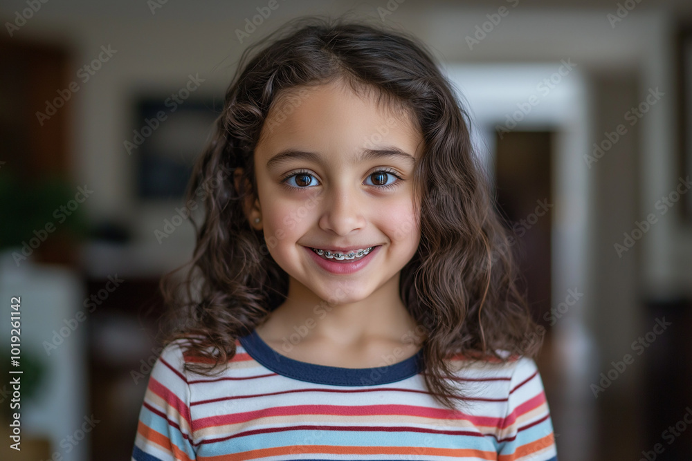 child who went to the dentist wearing braces child who went to the dentist wearing braces