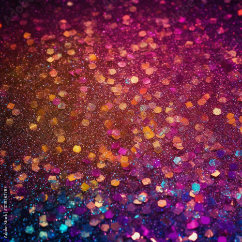 Abstract Background with Sparkling Glitter 