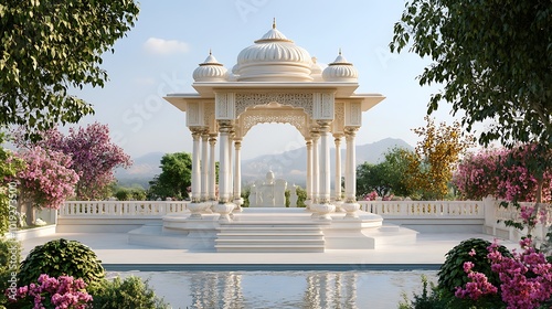 Luxurious Mughal Garden Wedding Suite Designs for Elegant Celebrations – Customizable Options
