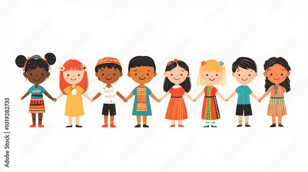 children from different cultures holding hands children from different cultures holding hands