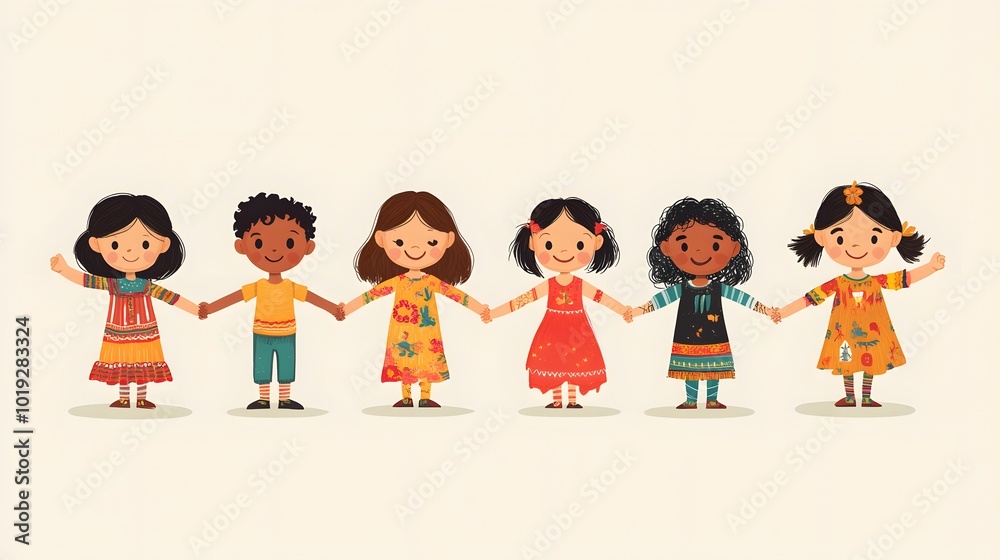 children from different cultures holding hands children from different cultures holding hands