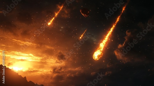 Meteors Falling From The Sky photo