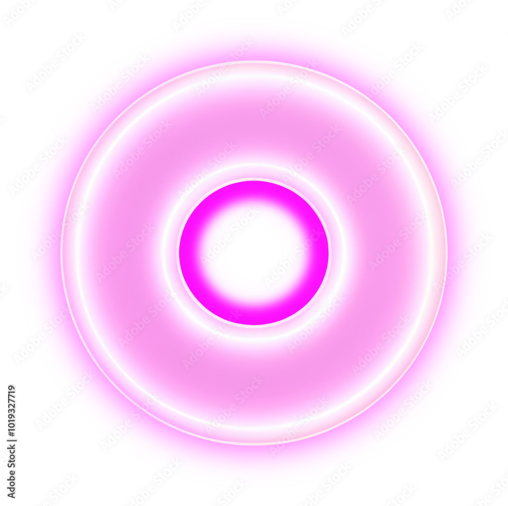 PNG Pastel neon donut light purple illuminated. PNG Pastel neon donut light purple illuminated.