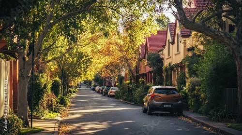 Tranquil Suburban Street