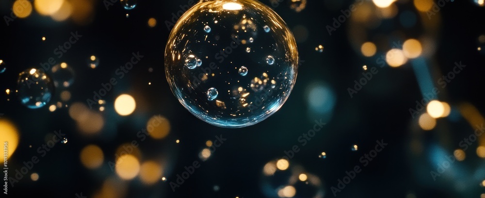 Abstract Bubbles and Lights Abstract Bubbles and Lights