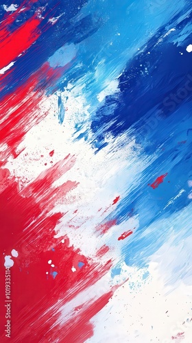 Red White & Blue Patriotic Themed Background