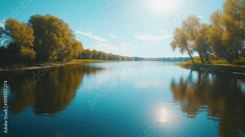 Serene River Landscape