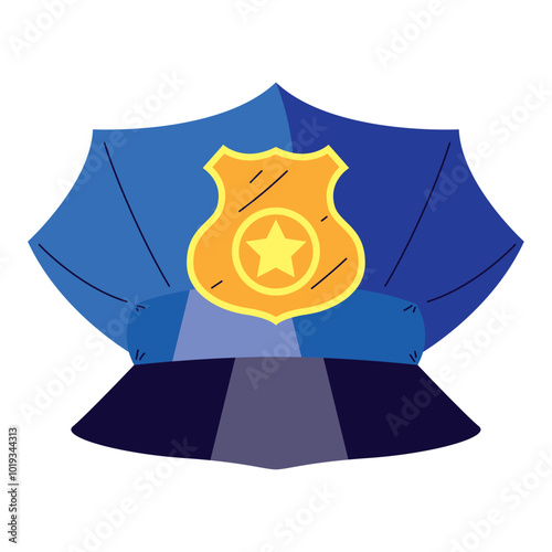 police hat uniform