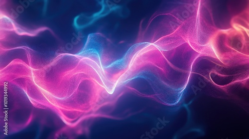 Abstract Neon Waves