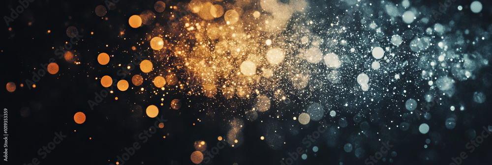 Abstract bokeh background with warm and cool tones. Abstract bokeh background with warm and cool tones.