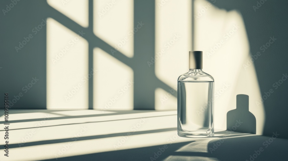 Glass Bottle in Sunlight Glass Bottle in Sunlight