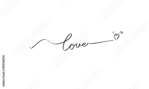 Love heart shape line black color sign symbol decoration ornament happy valentine day fourteen day 14 date february month red pink lifestyle concept relationship gift passion relaxtion affectionate 