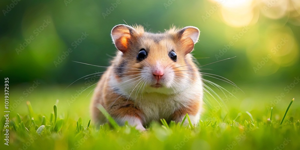 A Curious Little Rodent Peering From The Grass With Bright Eyes And A Pink Nose A Curious Little Rodent Peering From The Grass With Bright Eyes And A Pink Nose