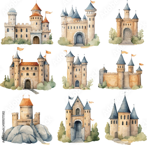illustration of castle