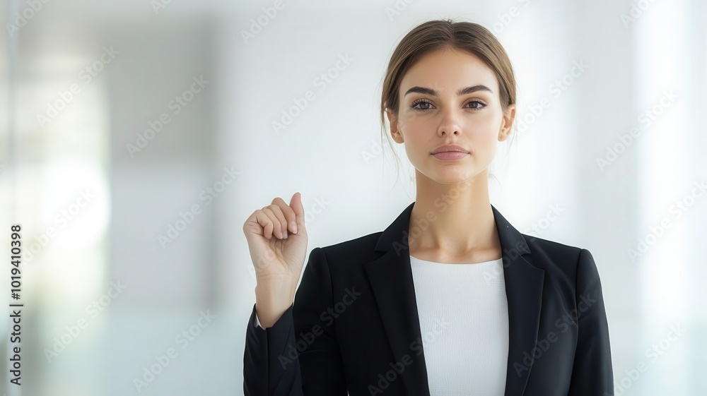 A person making a solemn vow, with a hand raised and a serious expression, vow of promise, commitment A person making a solemn vow, with a hand raised and a serious expression, vow of promise, commitment