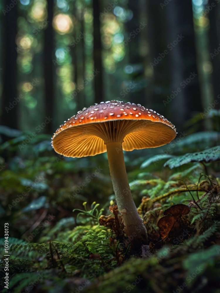 Fototapeta premium Mushrooms in the woods