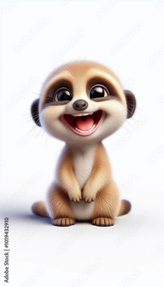 Obraz premium 3D Erdmännchen