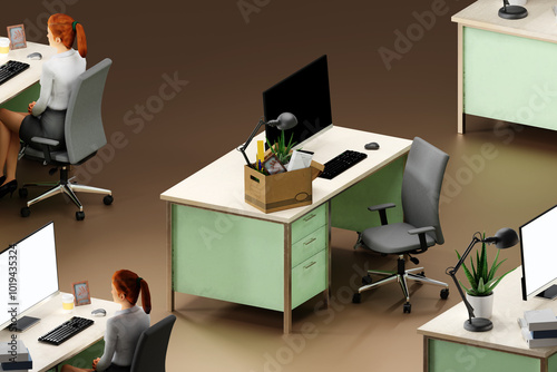 Unemployment, layoff concept