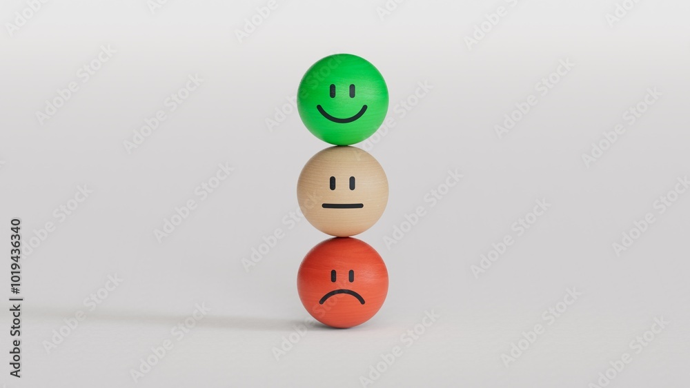 Set of emoji emoticons with sad and happy mood, evaluation, Increase rating, Customer experience, Satisfaction and best excellent services rating concept, 3d render.
Set of emoji emoticons with sad and happy mood, evaluation, Increase rating, Customer experience, Satisfaction and best excellent services rating concept, 3d render.