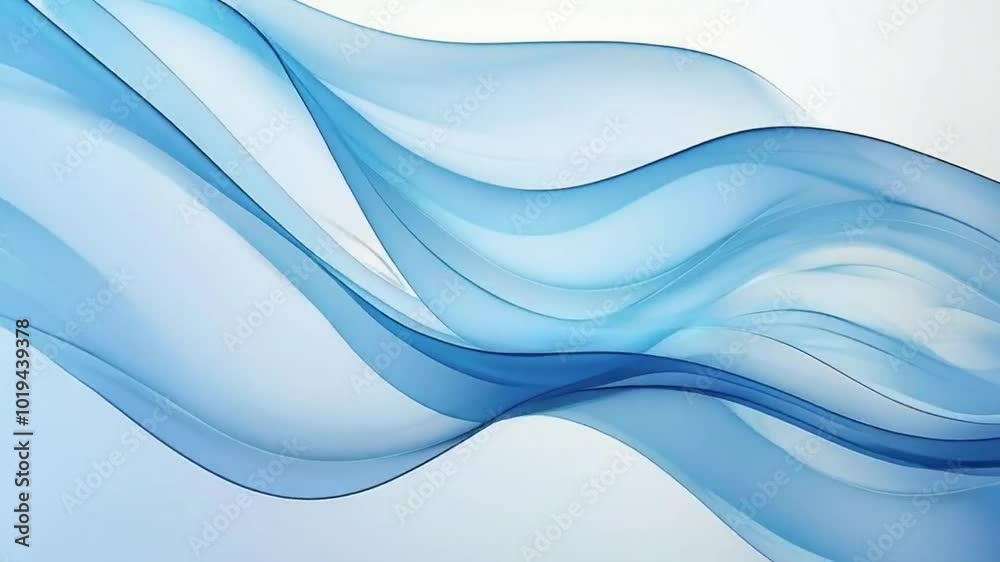Abstract blue waves create a soothing and fluid visual effect. Abstract blue waves create a soothing and fluid visual effect.