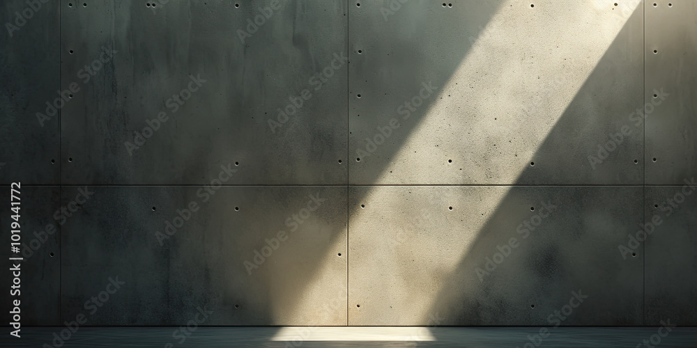 Obraz premium Concrete surface background, smooth polished concretes industrial aesthetic, interior exterior texture backdrop