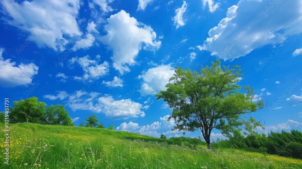 Natural parks and blue sky with cloud Natural parks and blue sky with cloud
