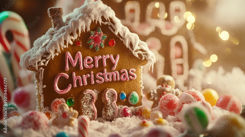 Naklejka premium The scene is whimsical and delicious.