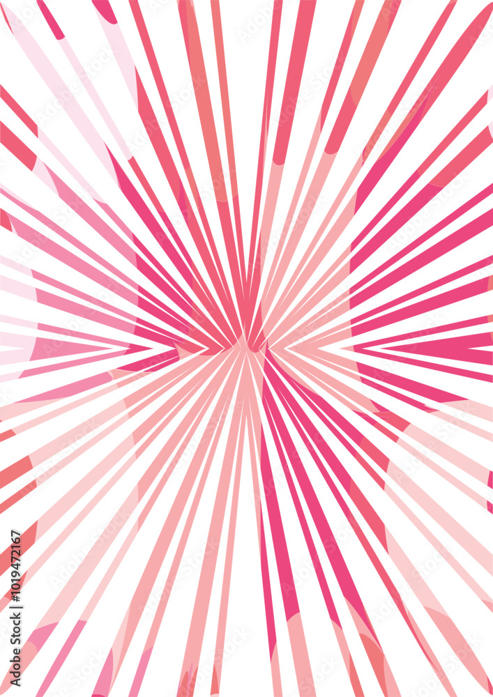 Fototapeta premium The background image is in pink tones, using shapes to arrange. Composition with gradation used for graphics