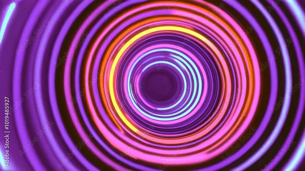 A vibrant, swirling pattern of neon colors creating a hypnotic tunnel effect. A vibrant, swirling pattern of neon colors creating a hypnotic tunnel effect.