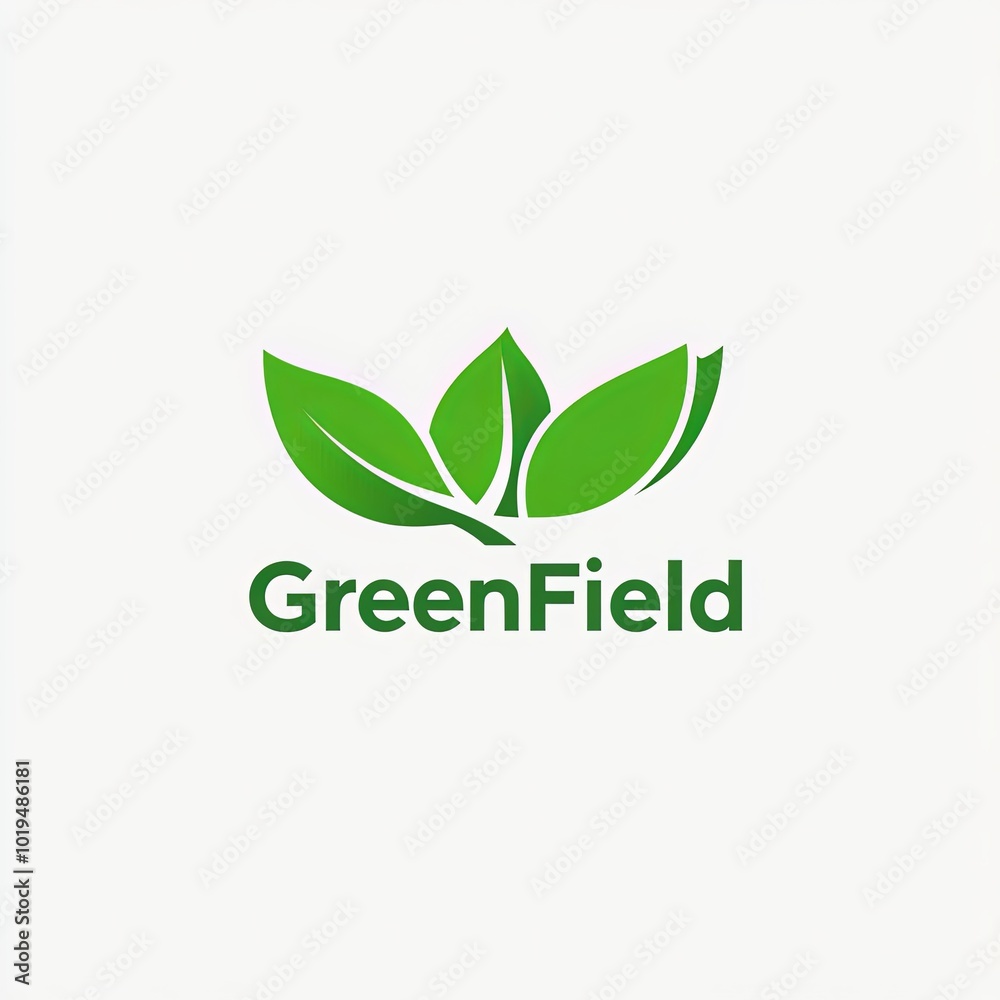 GreenField logo featuring vibrant green leaves GreenField logo featuring vibrant green leaves