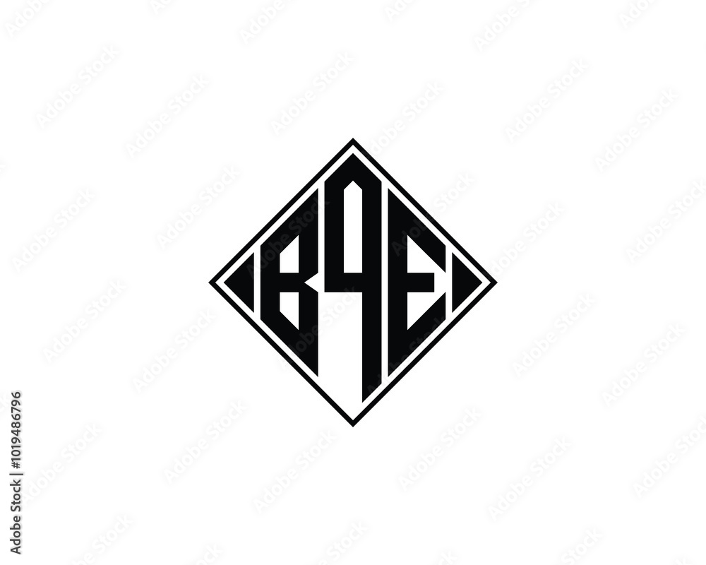 BQE logo design vector template. BQE