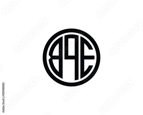 BQE logo design vector template. BQE