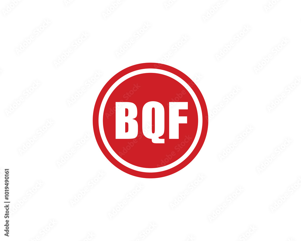 BQF logo design vector template. BQF BQF logo design vector template. BQF