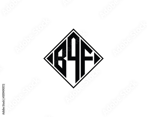 Free Download BQF logo design vector template. BQF - GFXLoad