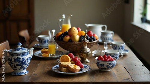 christmas table setting