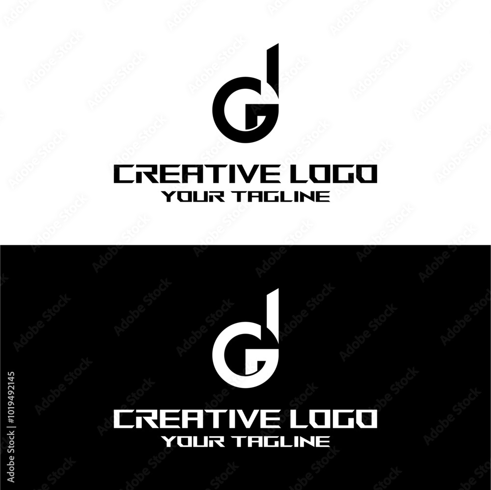 creative letter logo dg desain vektors creative letter logo dg desain vektors