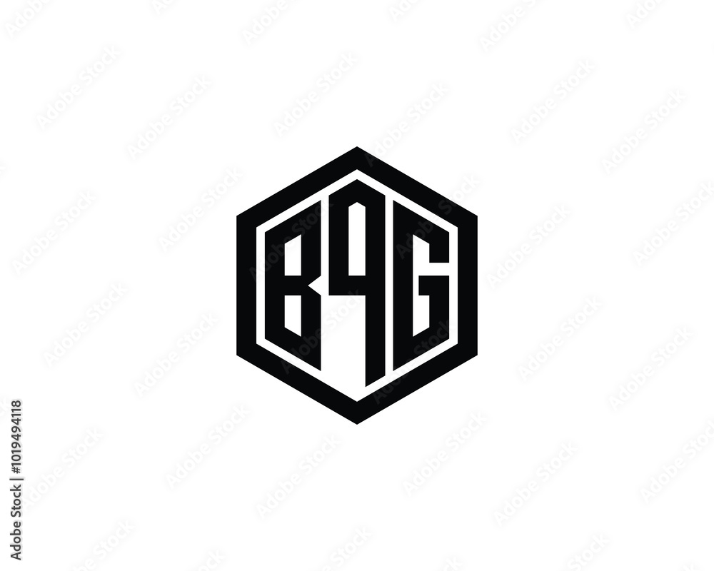 BQG logo design vector template. BQG BQG logo design vector template. BQG