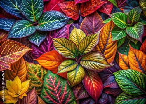 Wallpaper Mural Vibrant Paintings of Leaves in Various Styles Showcasing Nature's Beauty and Artistic Expression Torontodigital.ca