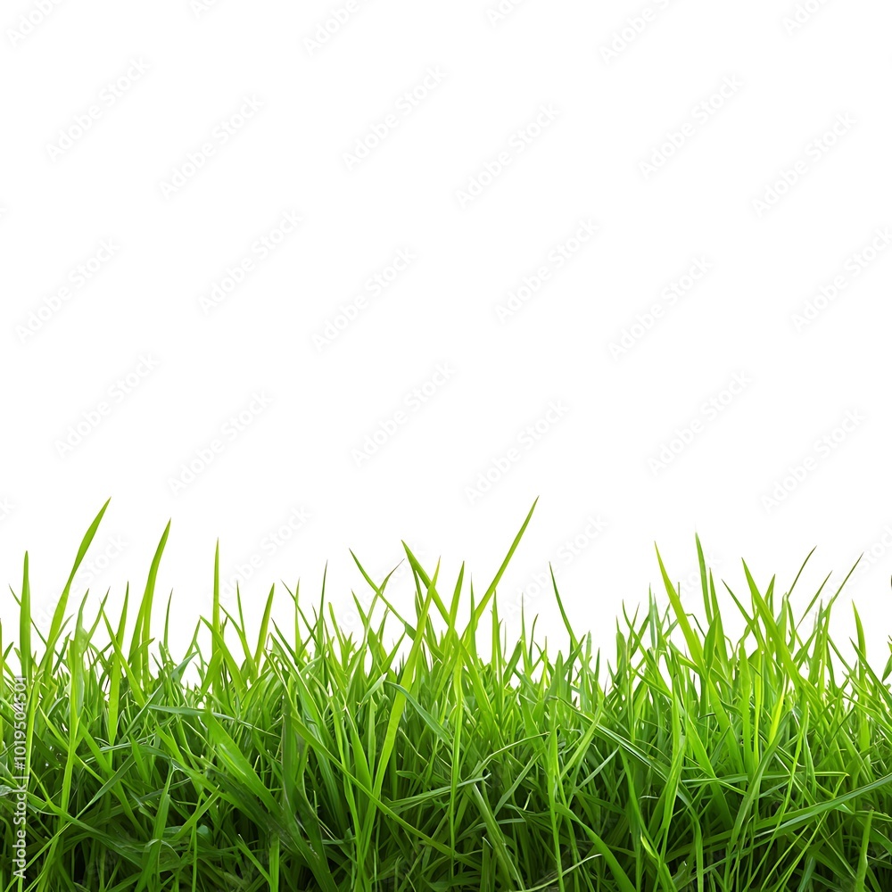 Green grass isolated on white background with for your text Green grass isolated on white background with for your text