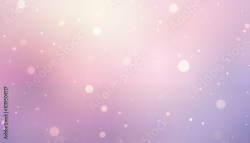 Dreamy pastel bokeh background with floating light particles