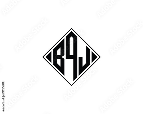 Free Download BQJ logo design vector template. BQJ - GFXLoad