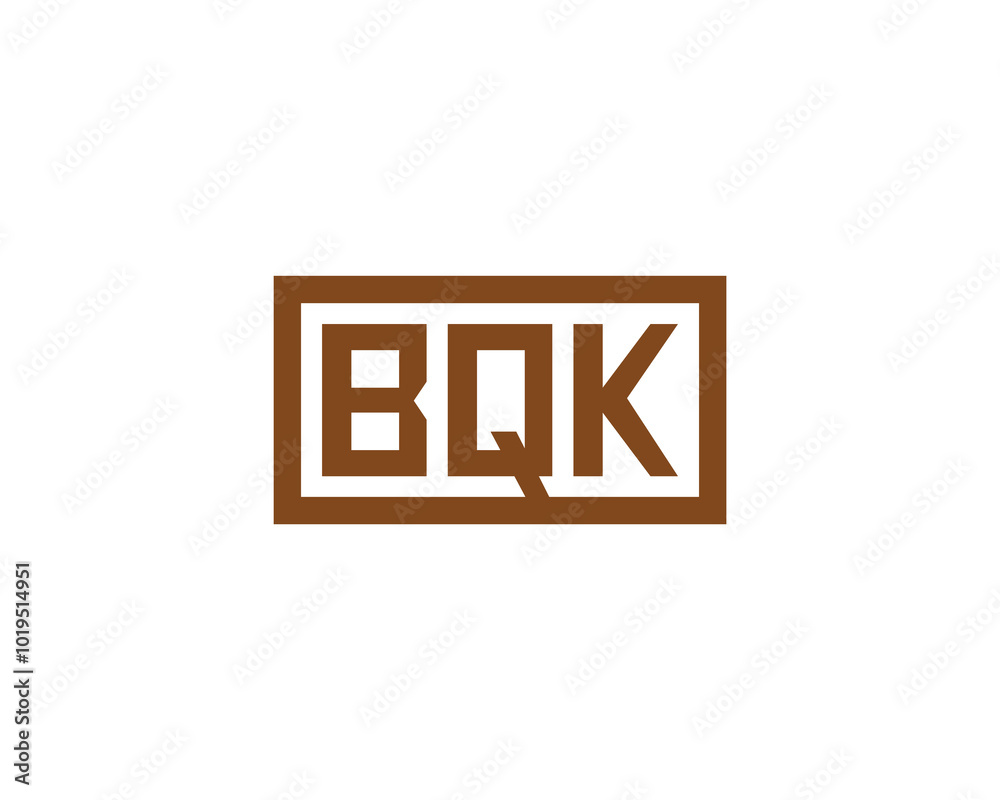 BQK logo design vector template. BQK BQK logo design vector template. BQK