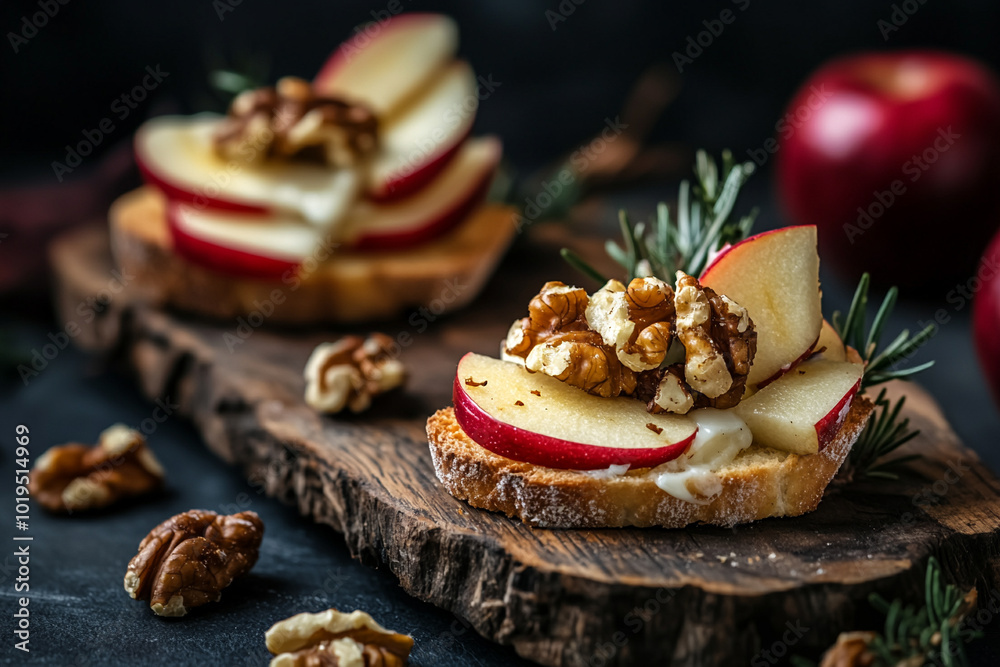 Fototapeta premium Crostini appetizers
