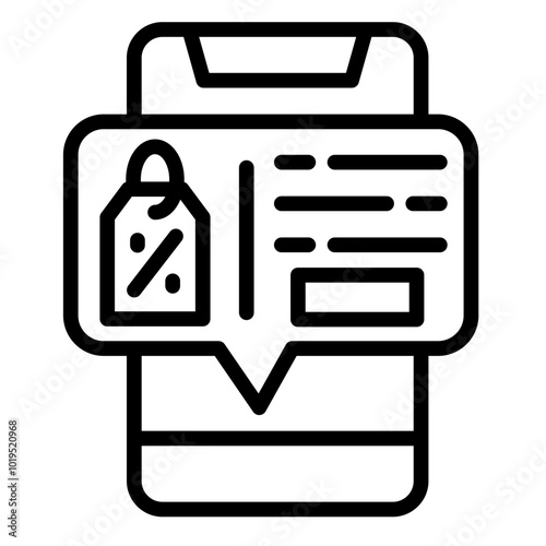 Cyber Discount Icon