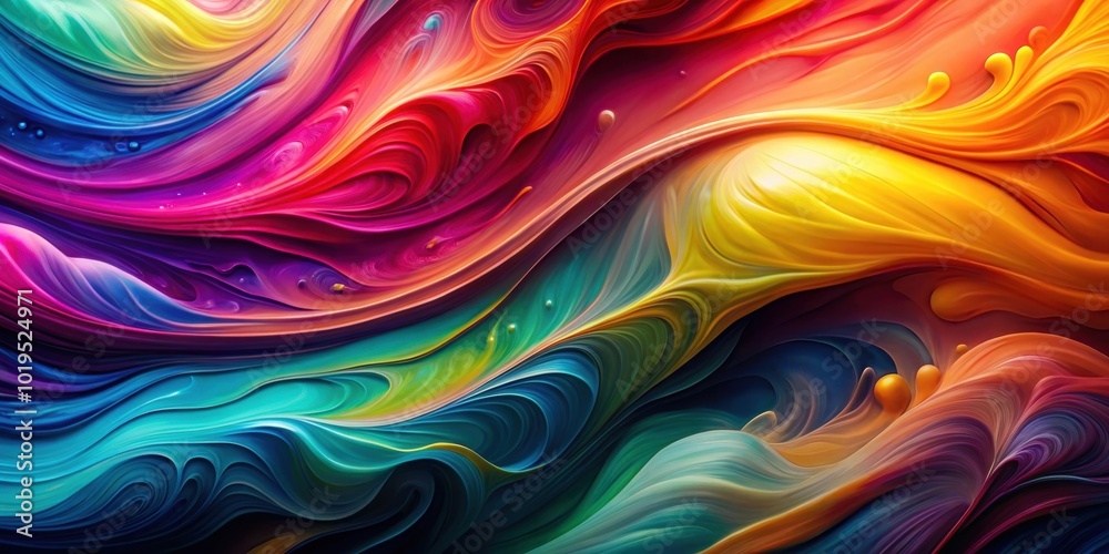 Obraz premium Colorful abstract background texture with vibrant hues and fluid shapes, vibrant, abstract, texture, colorful, background