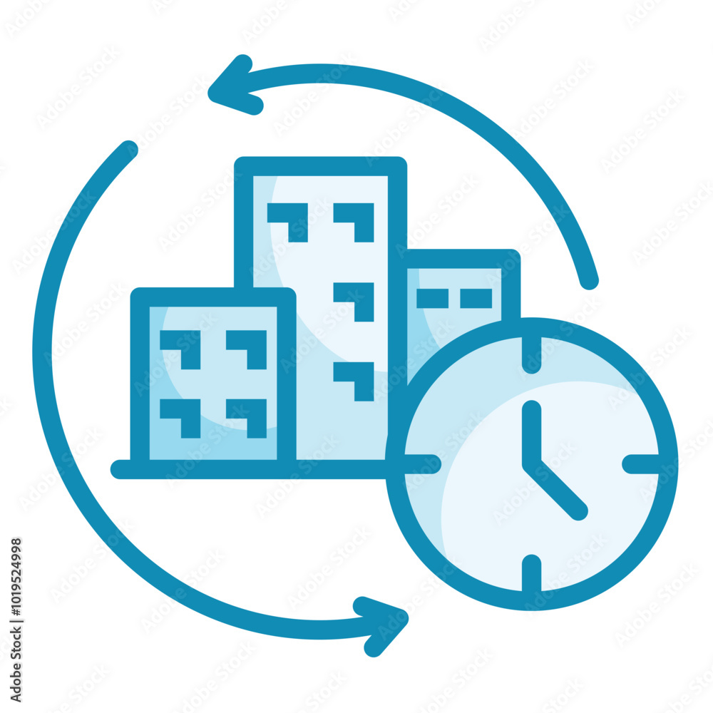 Building Lifecycle Icon Building Lifecycle Icon