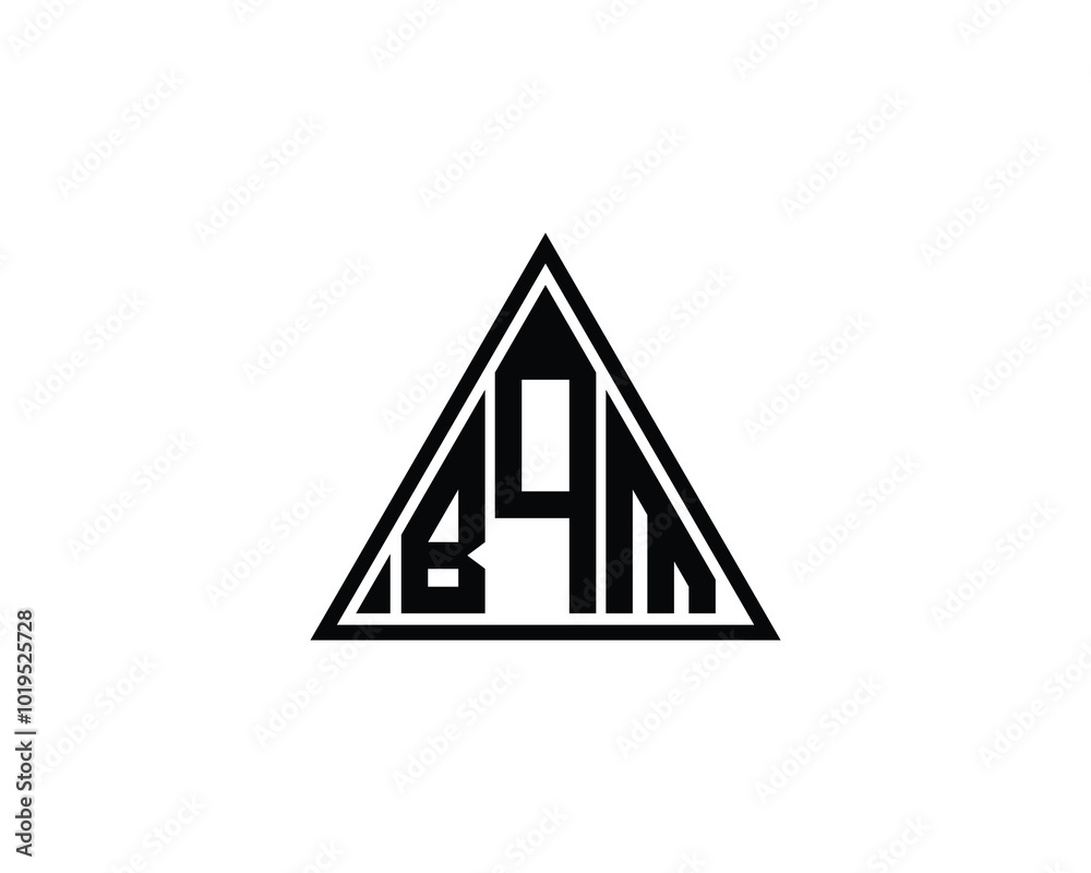 BQM logo design vector template. BQM BQM logo design vector template. BQM